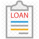 Loan Application Clipboard Icon