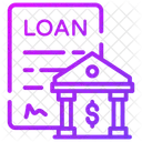 Loan Agreement Bank Icon