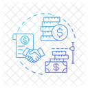 Loan Amount Borrowing Money Deal Icon