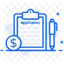 Loan Application Loan Papers Loan File Icon