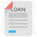 Loan Application Loan Agreement Loan Contract Icon