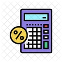 Loan Calculator Calculating Loan Icon