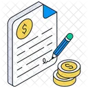 Loan Contract Loan Agreement Icon