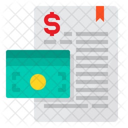 Loan Document Icon - Download in Flat Style