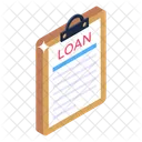 Loan Document  Icon