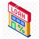 Building House Loan Icon