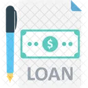 Loan Papers Loan Contract Papers Icon