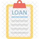 Loan Loan Application Loan Paper Icon