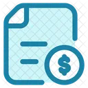 Loan Paper Financial Paper Financial Document Icon