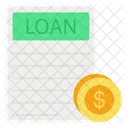 Loan Paper Loan Banking Icon