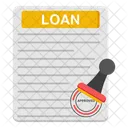 Loan paper  Icon