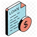 Loan Paper Loan File Loan Document Icon