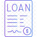 Loan Paper Loan Banking Icon