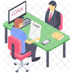 Loan Processing  Icon