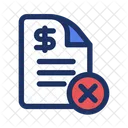 Rejected Application Loan Icon