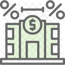 Loan To Value Dollar Home Icon