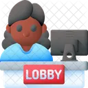 Lobby Hotel Reception Icon