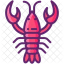 Lobster Edible Crustacean Crayfish Icon
