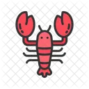 Lobster Seafood Food Icon