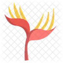 Lobster Claw Flower Flowers Icon