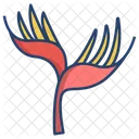 Lobster Claw Flower Flowers Icon