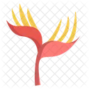 Lobster Claw Flower Flowers Icon
