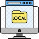 Local Web Design Localizacao Ícone