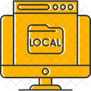 Local Web Design Localizacao Ícone