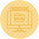 Local Web Design Localizacao Ícone