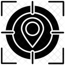 Alvo Segmentacao Geografica Cartografia Ícone