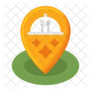 Local Cuisine Restaurant Location Food Delivery Location Icon