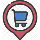 Local de compras  Ícone