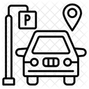 Localizacao De Estacionamento Navegacao On Line Navegacao De Direcao Ícone