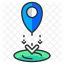 Localizacao Soltar Fixar Ícone