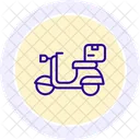 Local Delivery Line Icon Icon