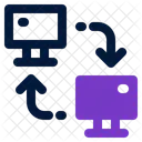 Local Network Cyberspace Icon