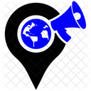 Map Marketing World Icon