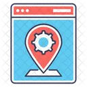 Place Optimization Geotargeting Geomarketing Icon