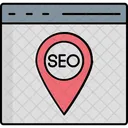 Local Seo Location Map Pin Icon