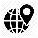 Carte Emplacement Mondial Icône