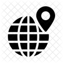 Carte Emplacement Mondial Icône