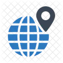 Carte Emplacement Mondial Icône