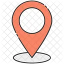 Mapa De Navegacao Mapa De Localizacao Navegacao GPS Icon