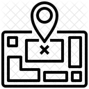 Voce Esta Aqui Alfinete Mapa Ícone