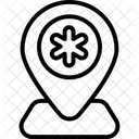 Localizacao Hospital Mapa Ícone