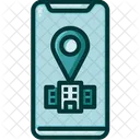 Localizacao Hotel Smartphone Icon