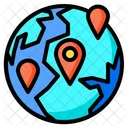 Localizacao Terra Mundo Icon