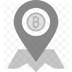 Localização do bitcoin  Ícone