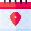 Localização do calendário  Ícone