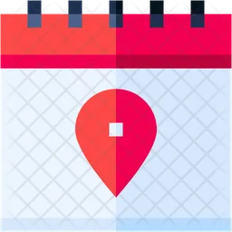 Localização do calendário  Ícone